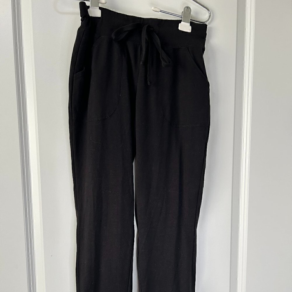 Women's Athletic Works Black Drawstring Joggers Size XS EUC